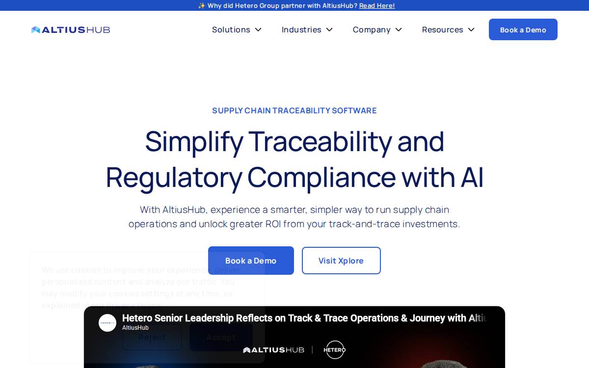 Altiushub website preview