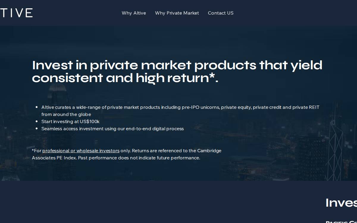 Altive website preview