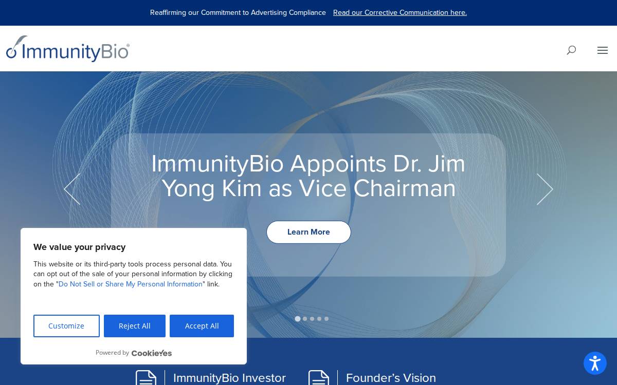 Altor Bioscience website preview