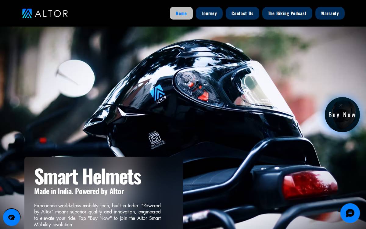 Altor website preview