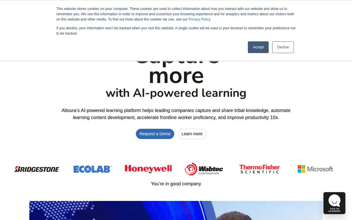 Altoura website preview