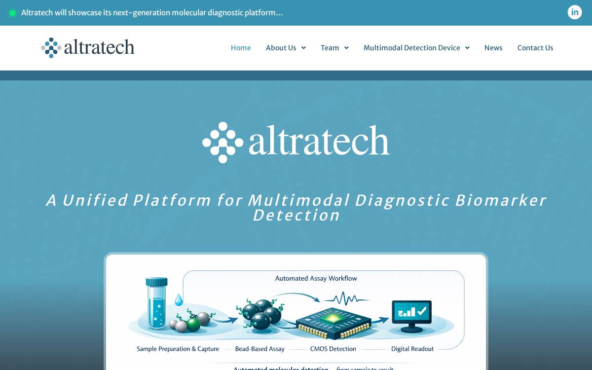 AltraTech website preview