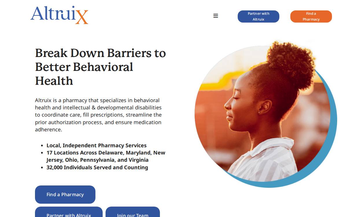 Altruix website preview