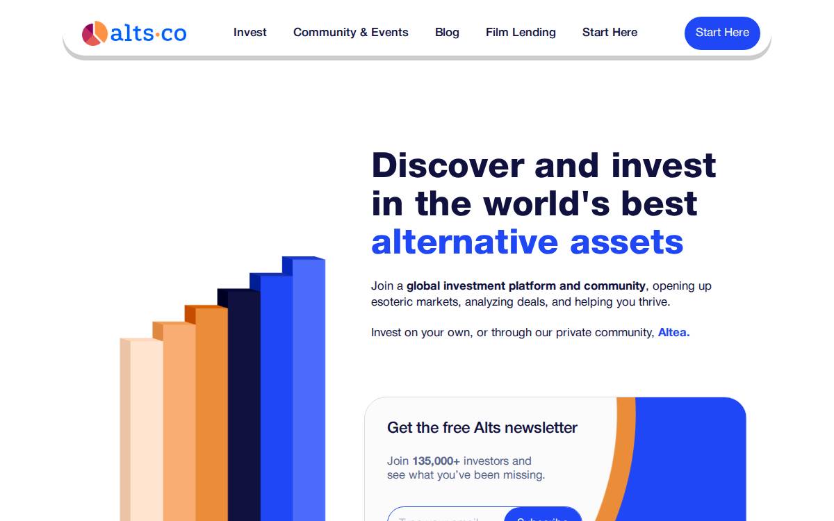 Alts website preview