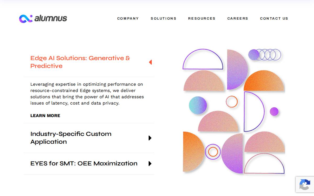Alumnux website preview