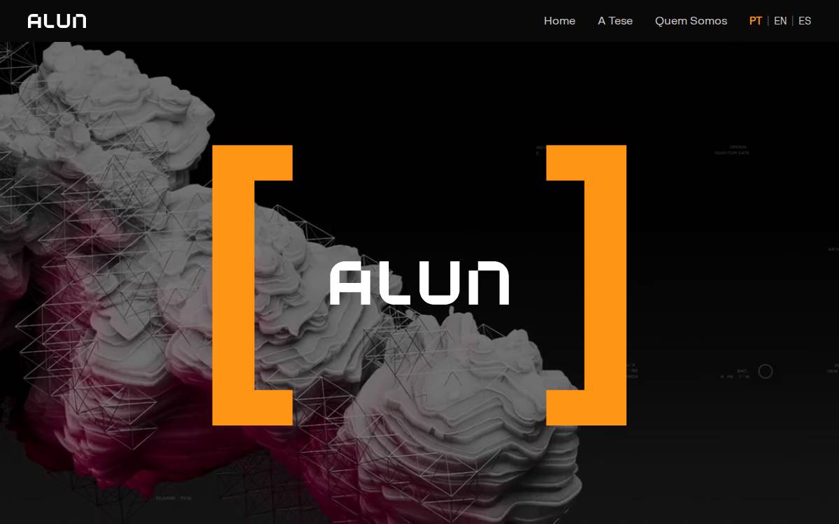 Alun website preview