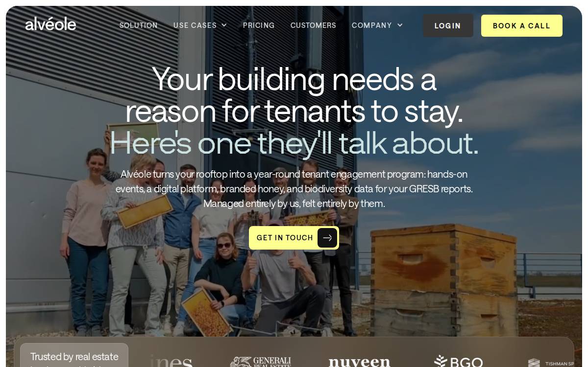 Alveole website preview