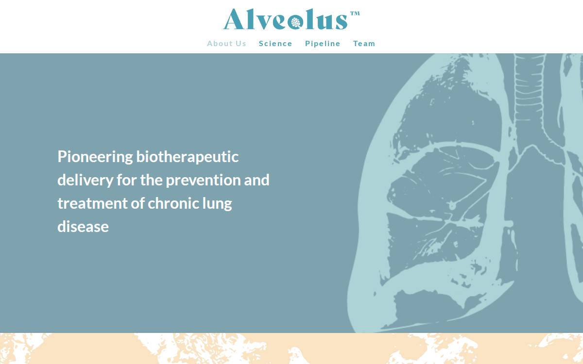 Alveolusbio website preview