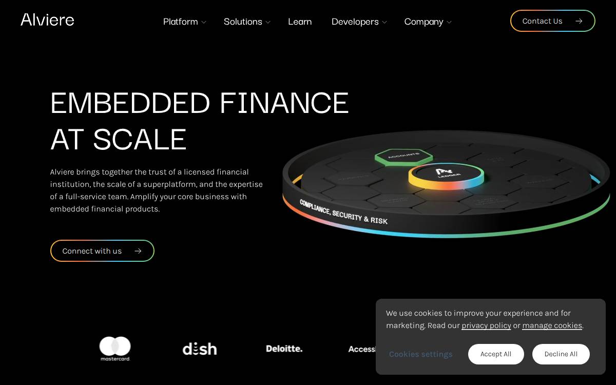 Alviere website preview