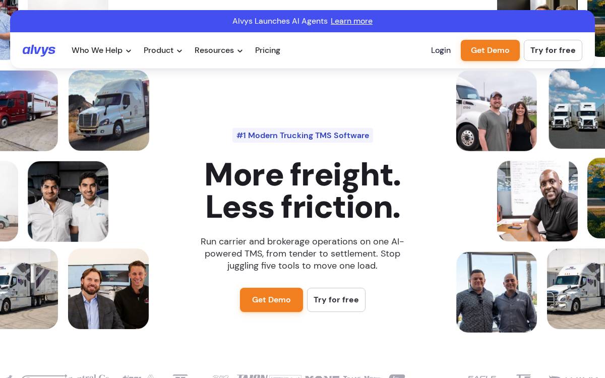Alvys website preview