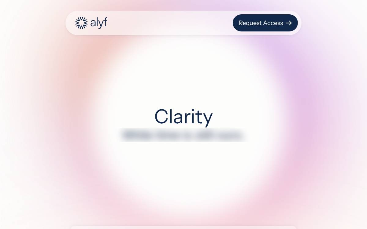 Alyf website preview