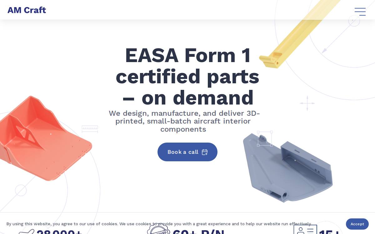 Am Craft website preview