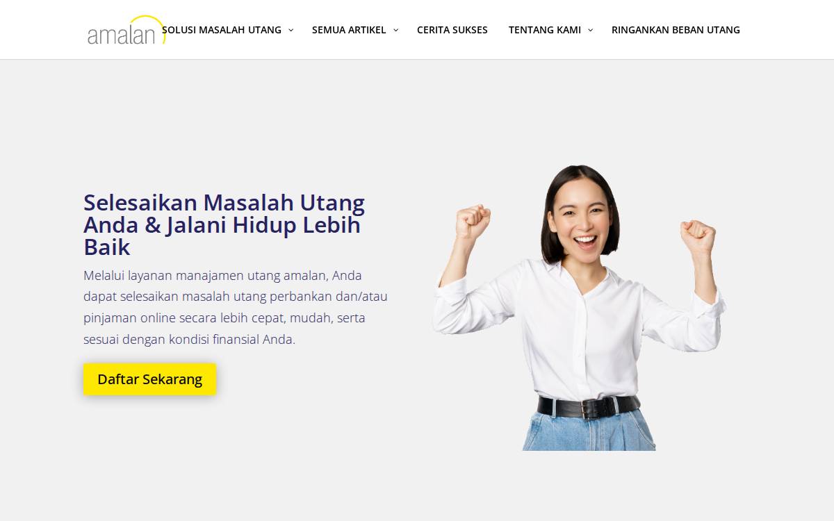 Amalan website preview