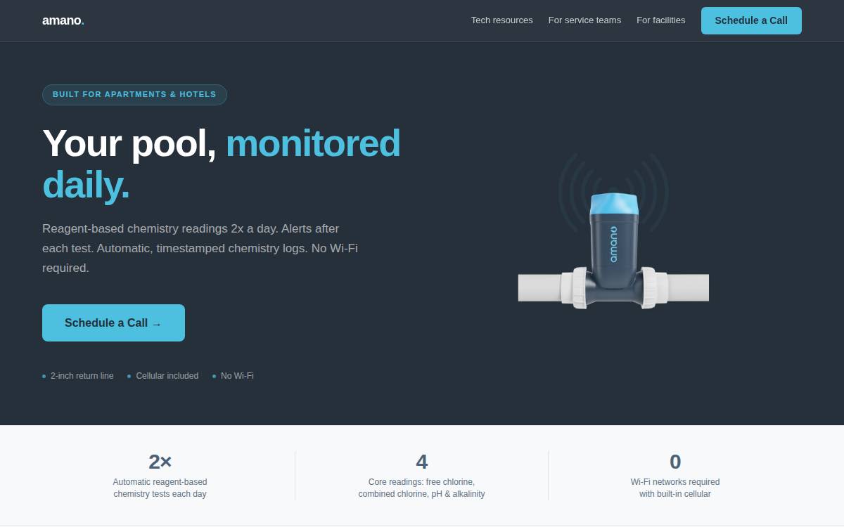 Amanocare website preview