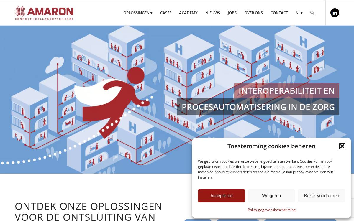 Amaron website preview