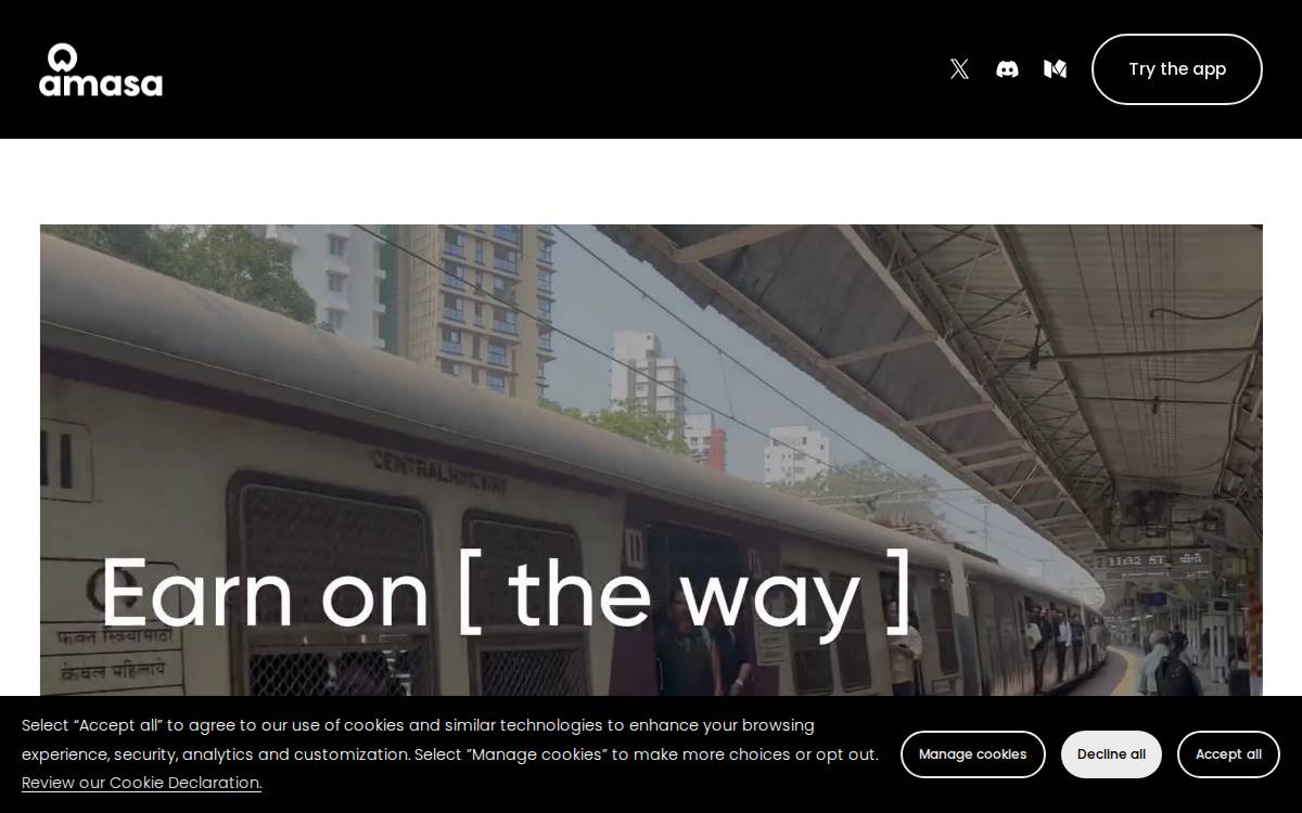 Amasa website preview