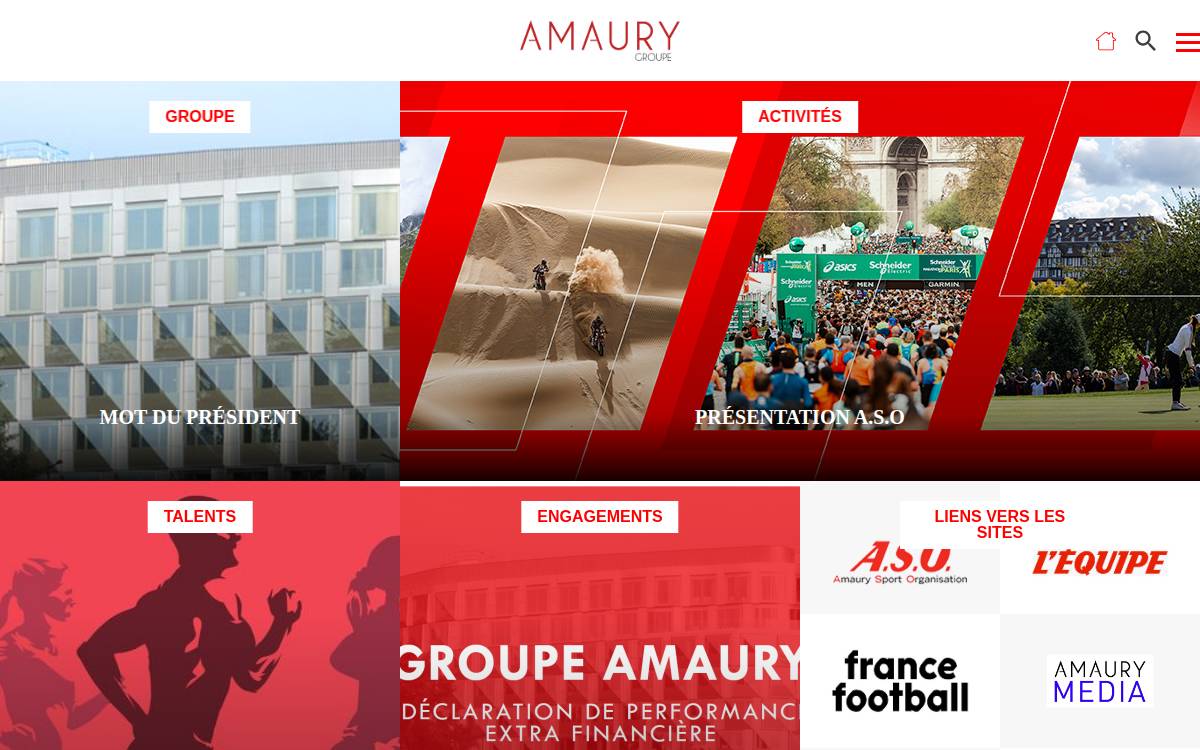 Amaury Investments website preview