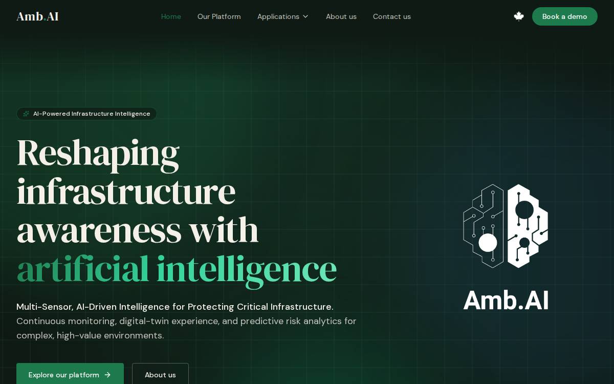 Amb Ai website preview