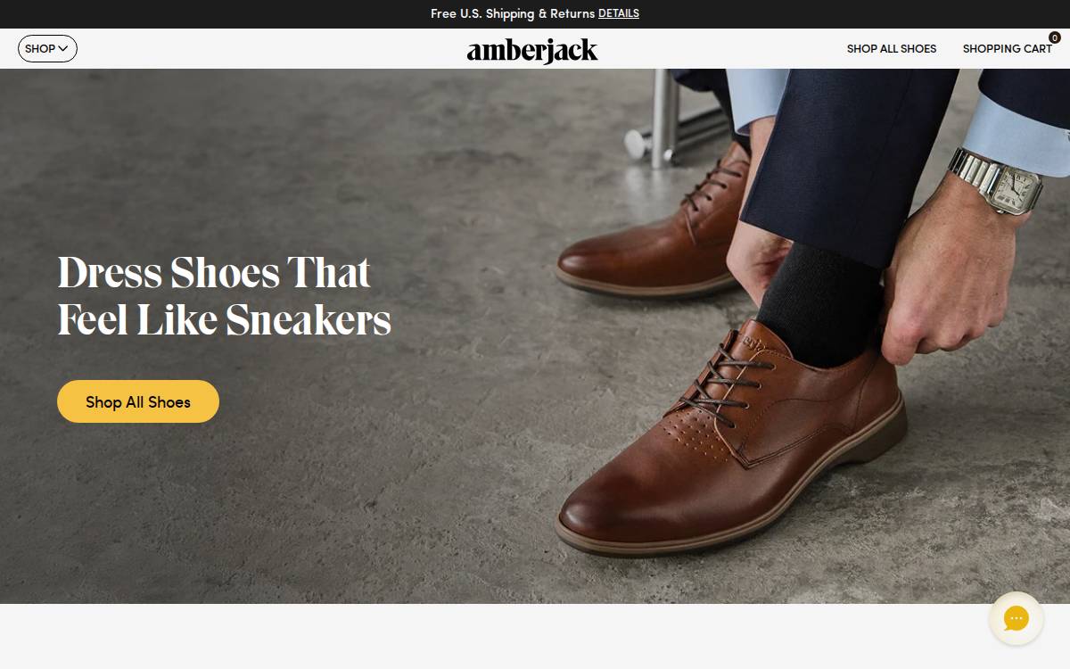 Amberjack website preview