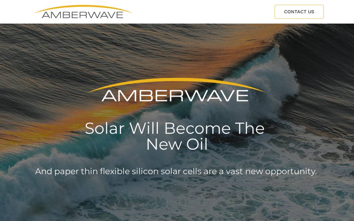 AmberWave website preview