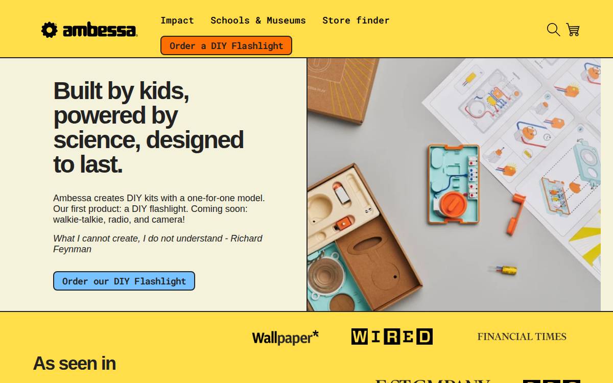 Ambessa Play website preview