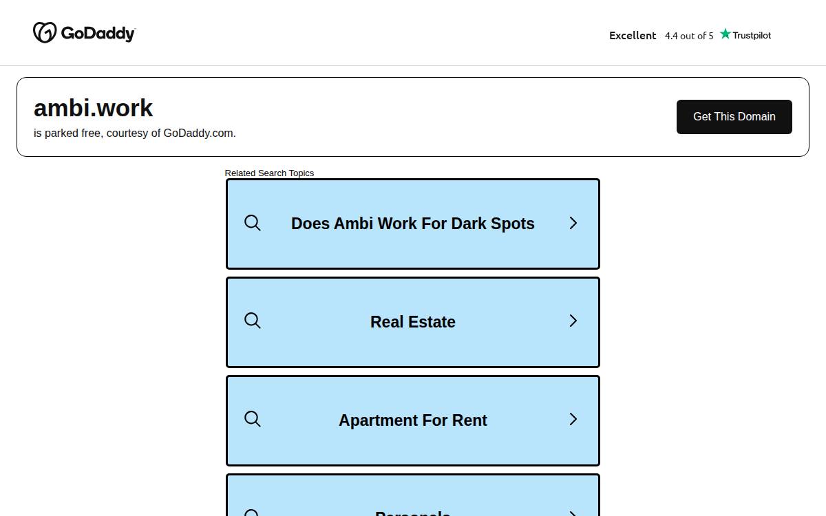 Ambi website preview