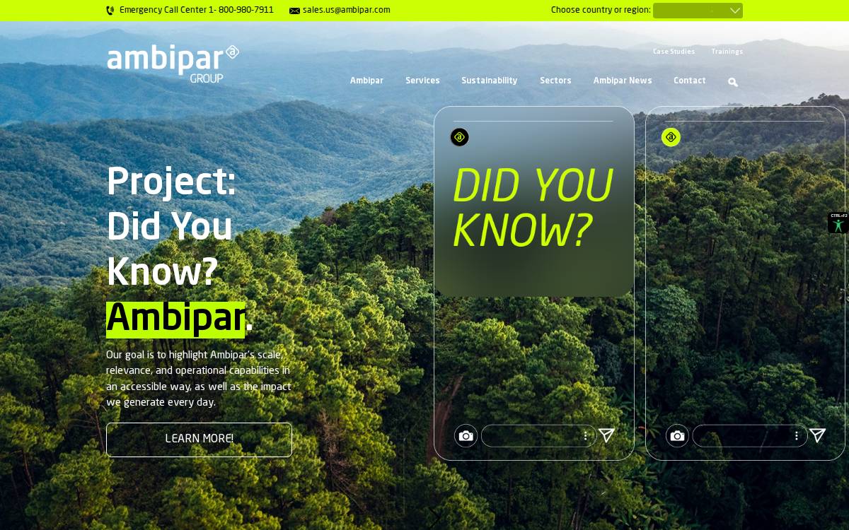 Ambipar website preview