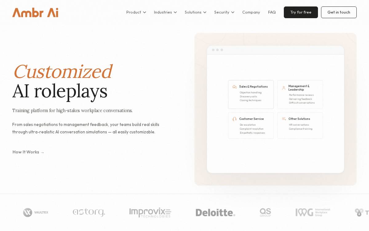AMBR website preview