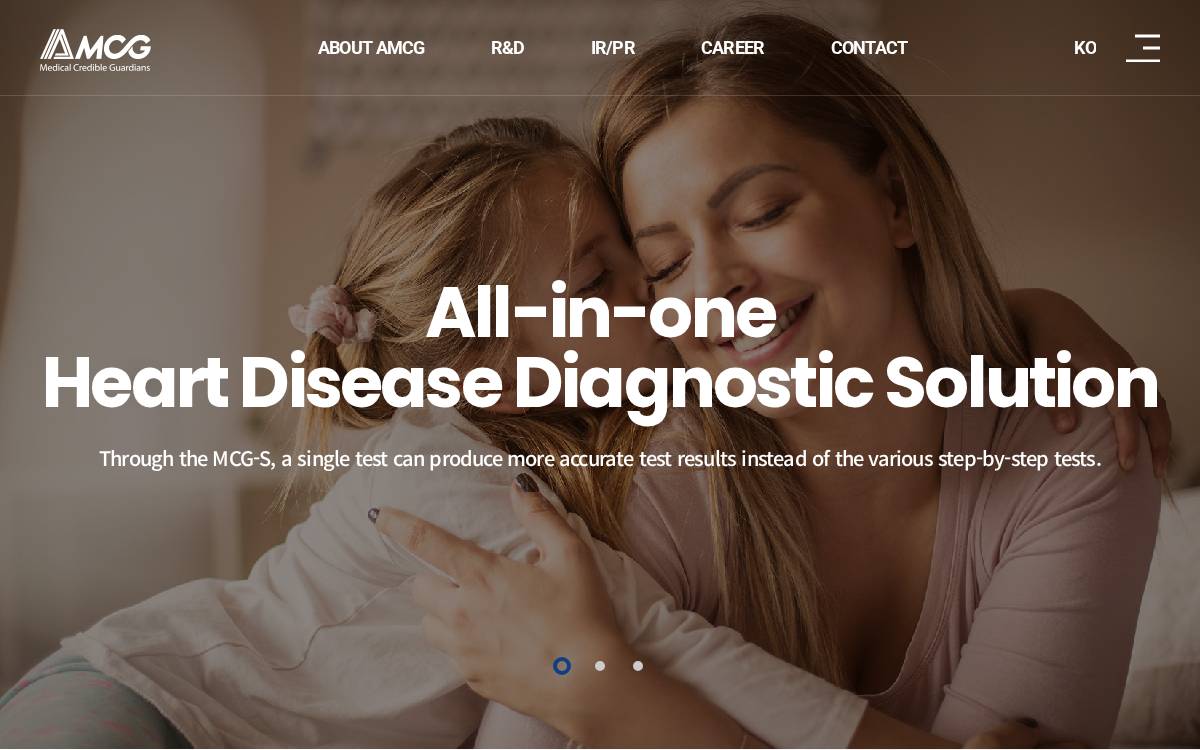 Amcg website preview