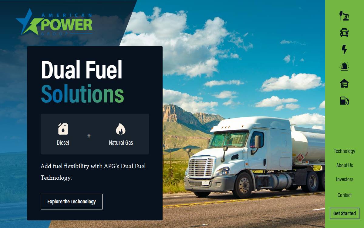 American Power Group website preview