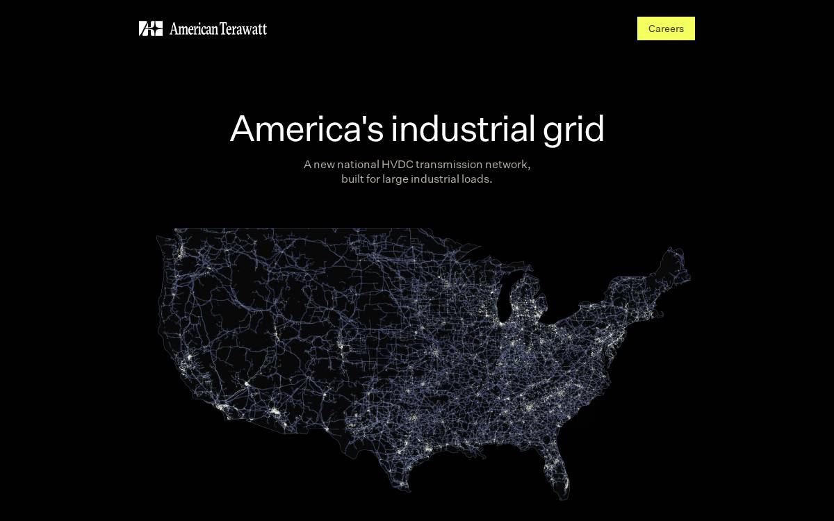 American Terawatt website preview