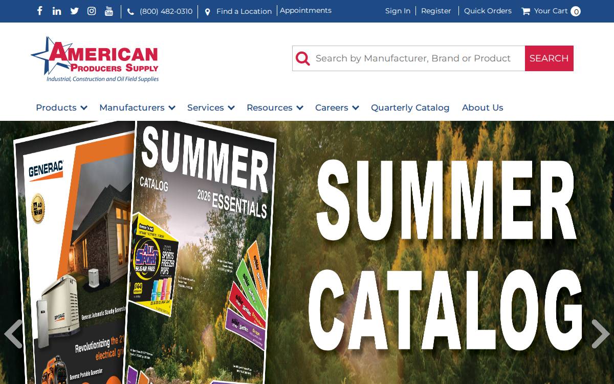Americanproducers website preview