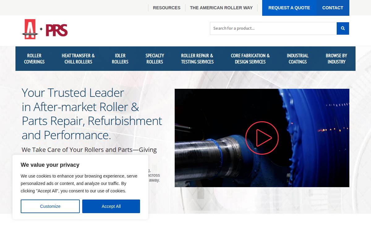 Americanroller website preview