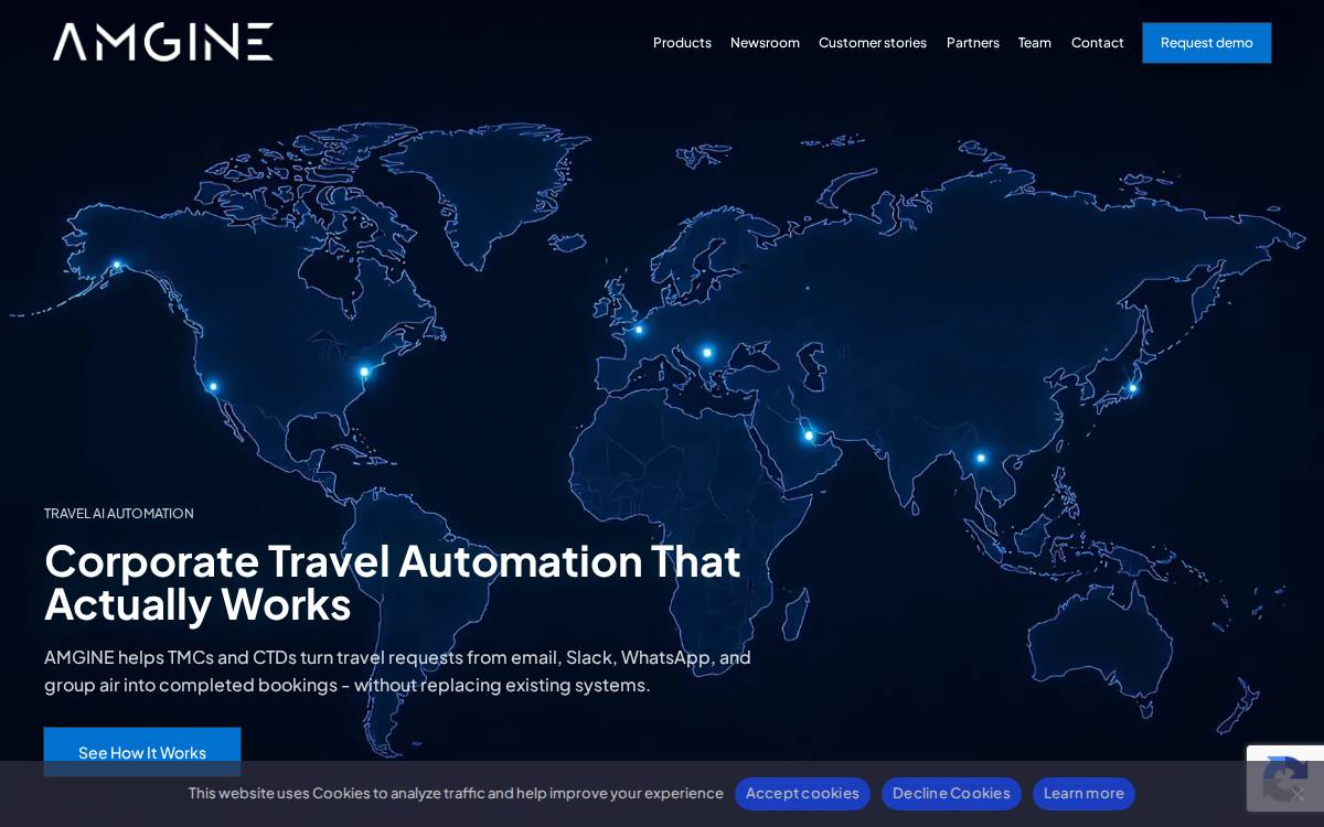 Amgine website preview