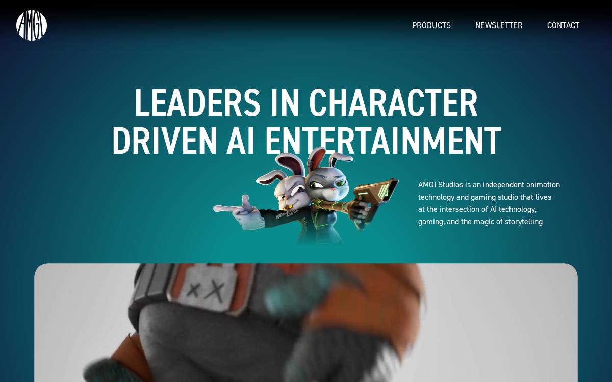 AMGI Studios website preview