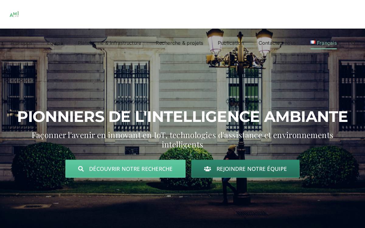 Ami Lab website preview