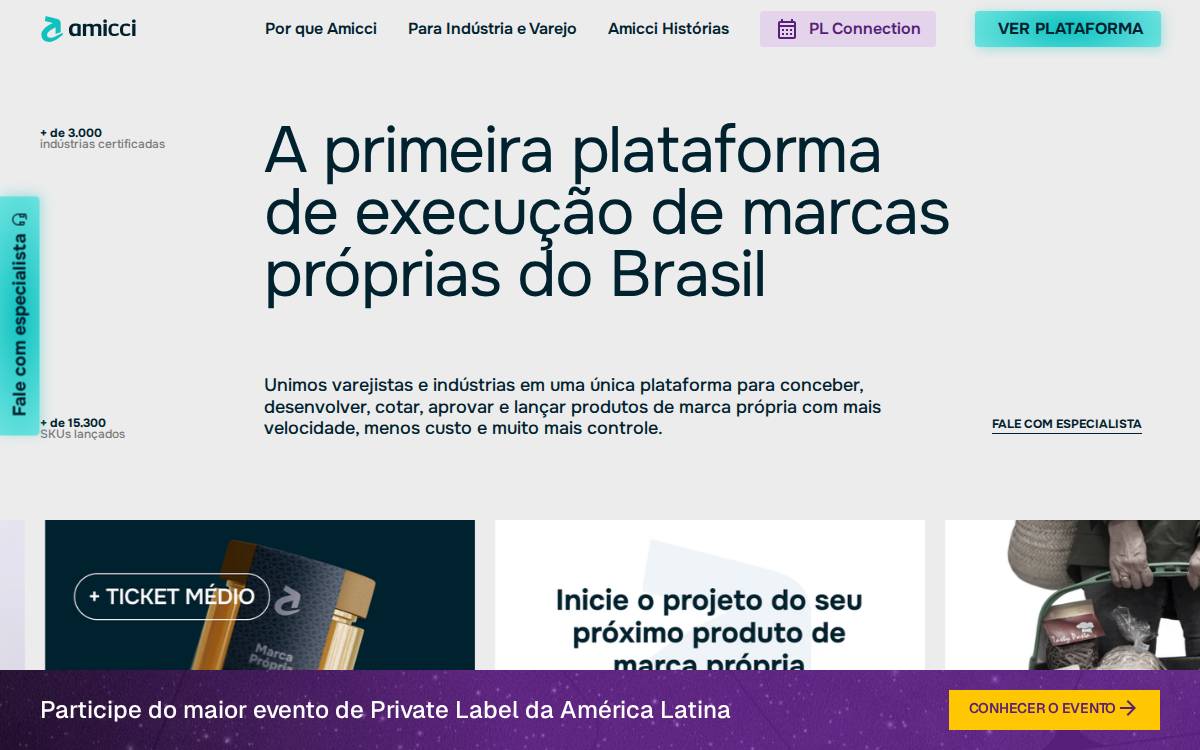 Amicci website preview
