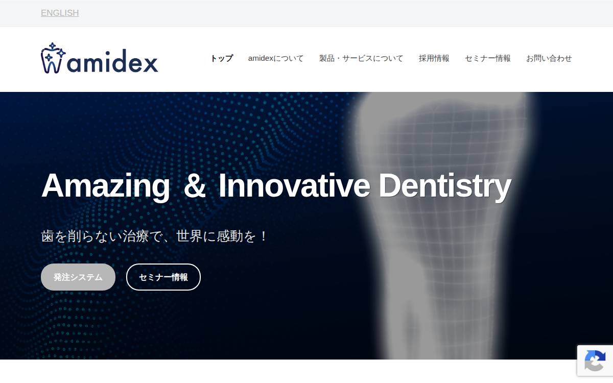 株式会社amidex website preview