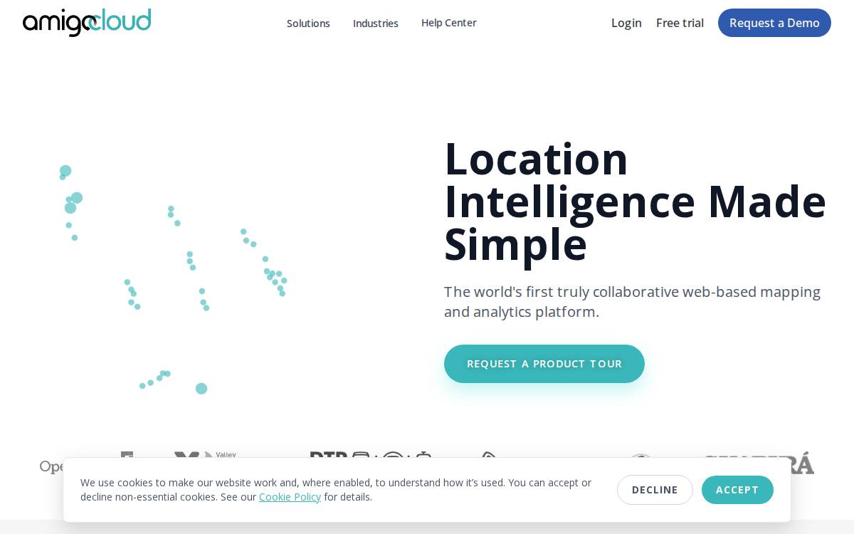 AmigoCloud website preview