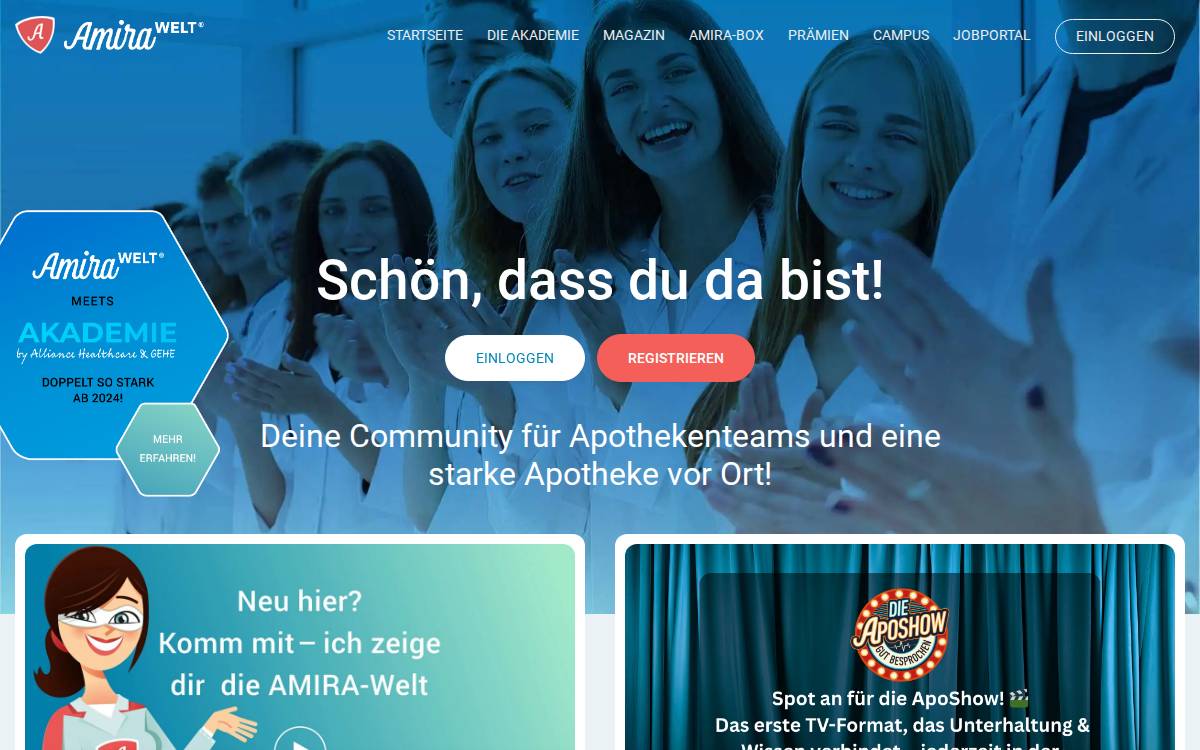 Amira Welt website preview