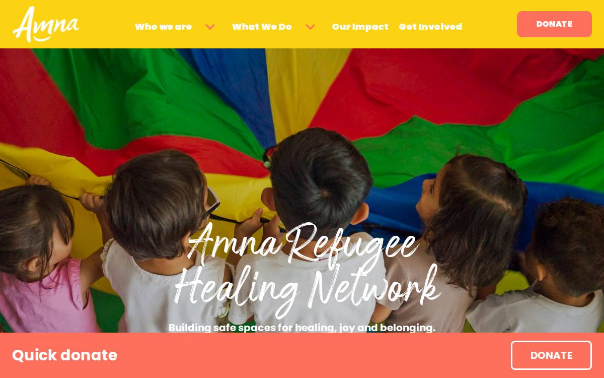 Amna website preview