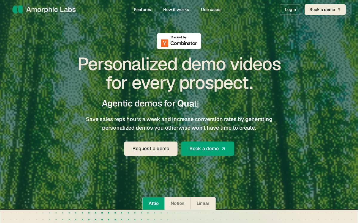 Amorphic Labs website preview