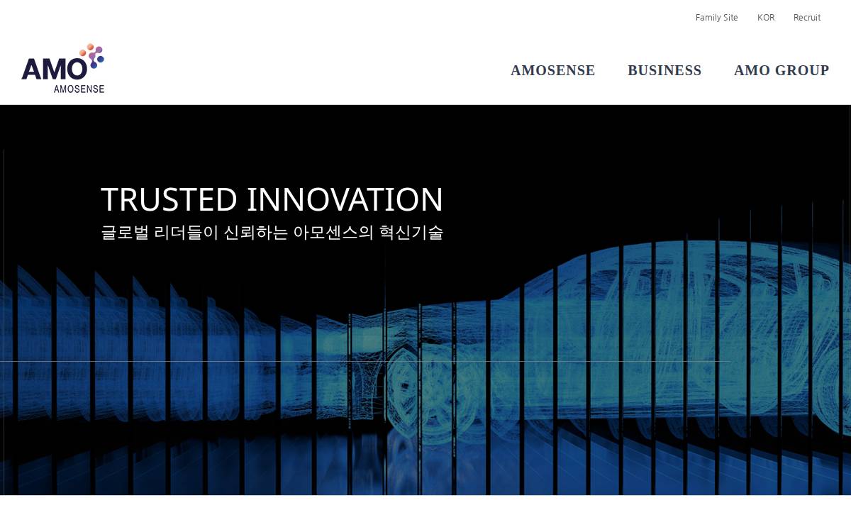 아모센스(AMOSENSE) website preview