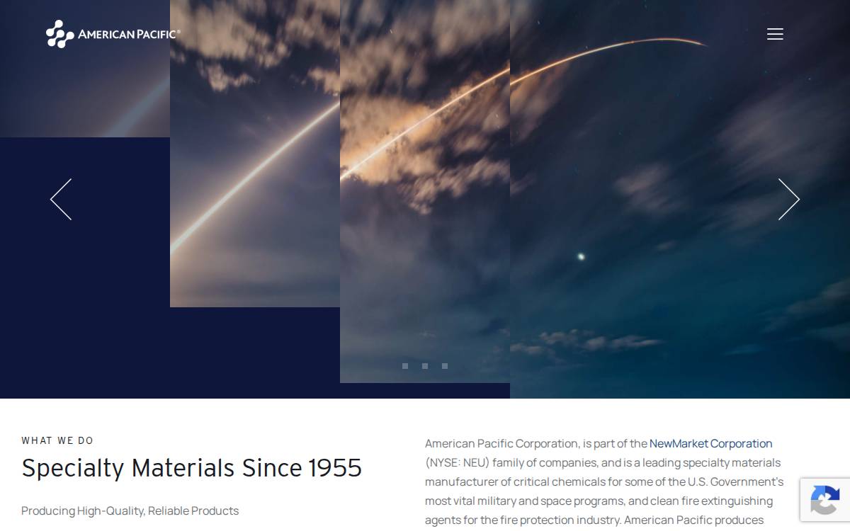 Ampac website preview