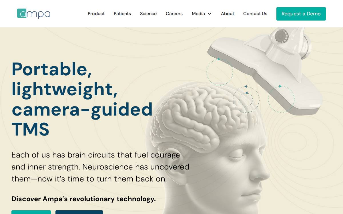 Ampahealth website preview