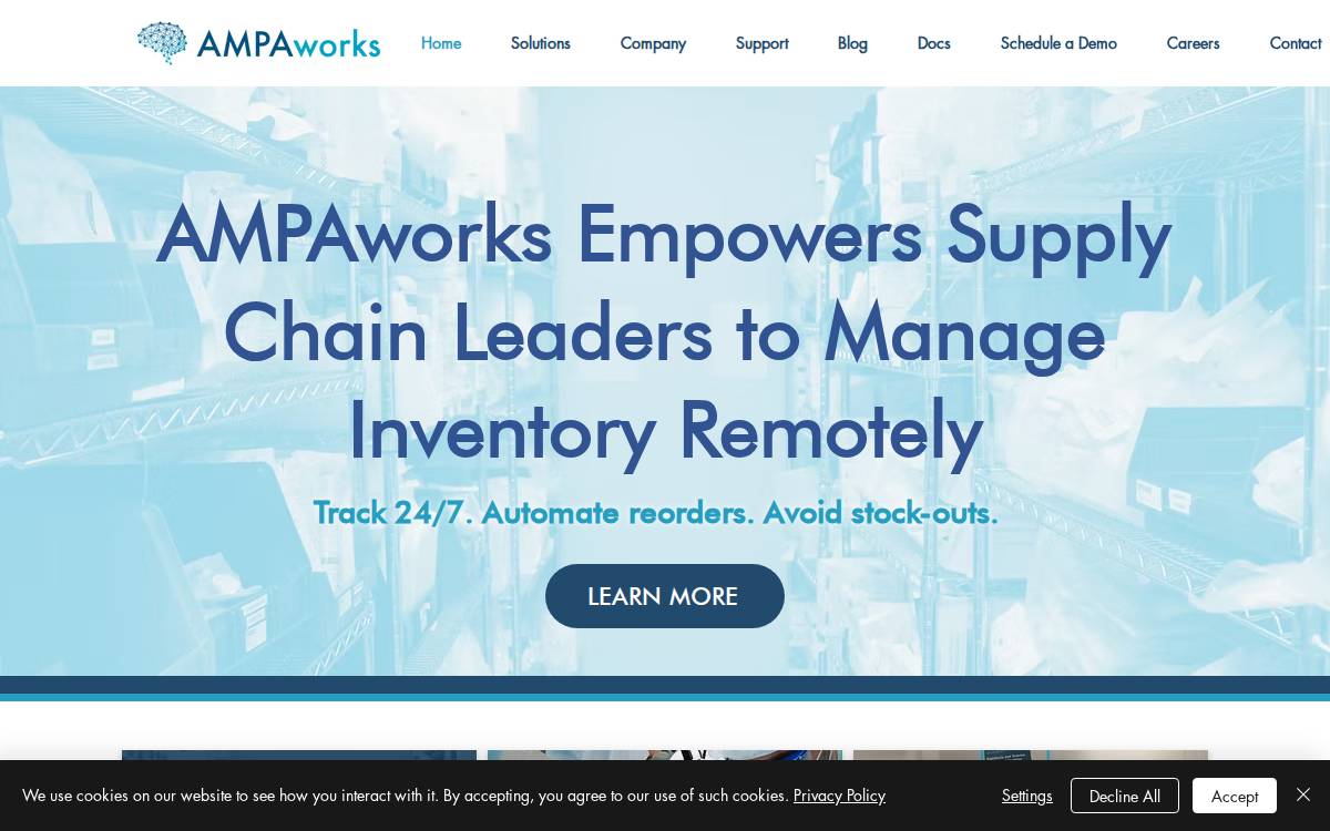 Ampaworks website preview