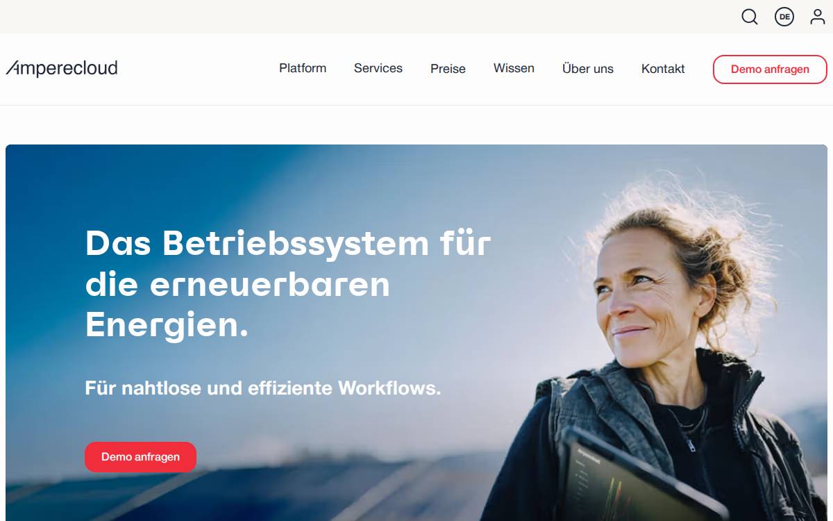Amperecloud website preview