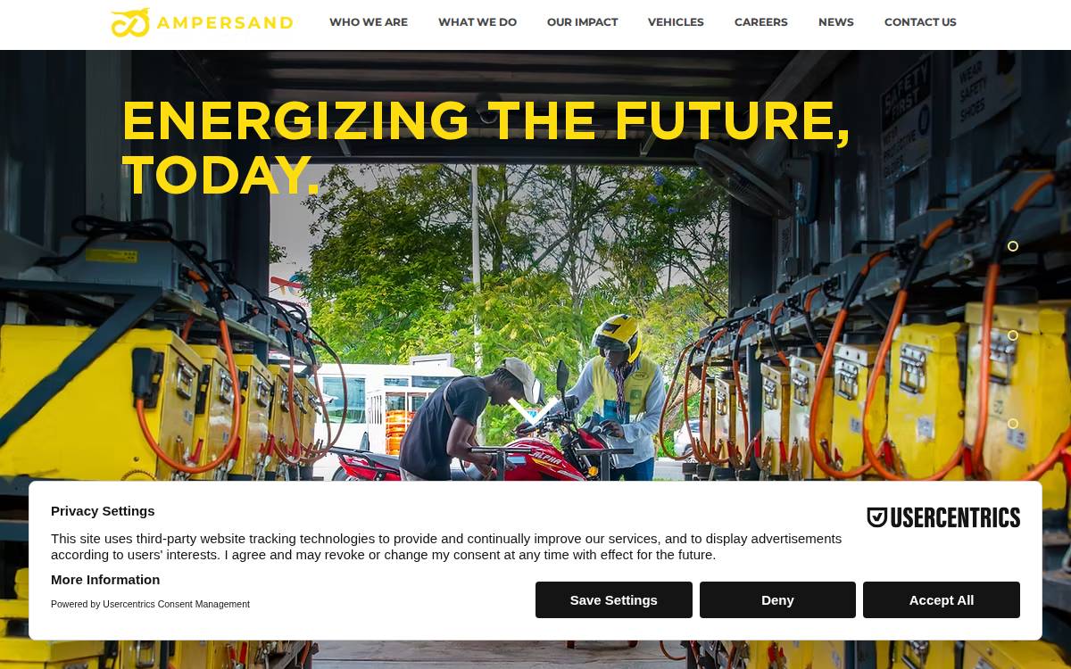 Ampersand Energy website preview