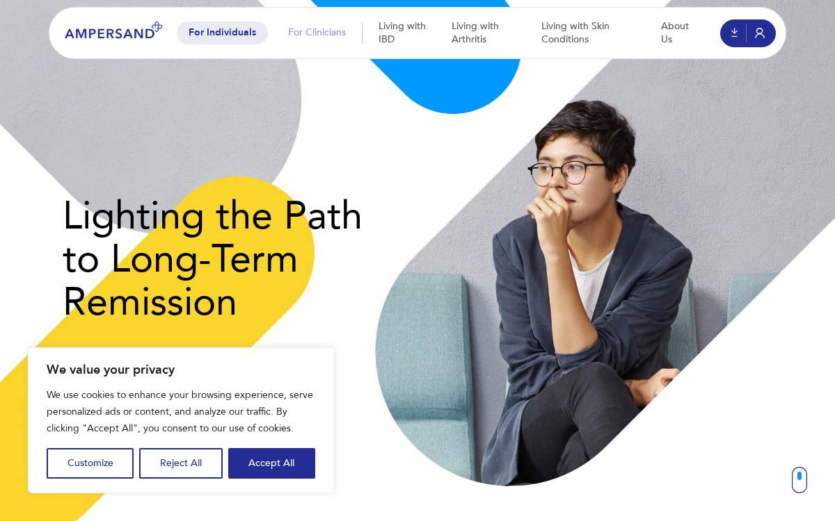Ampersand Health website preview