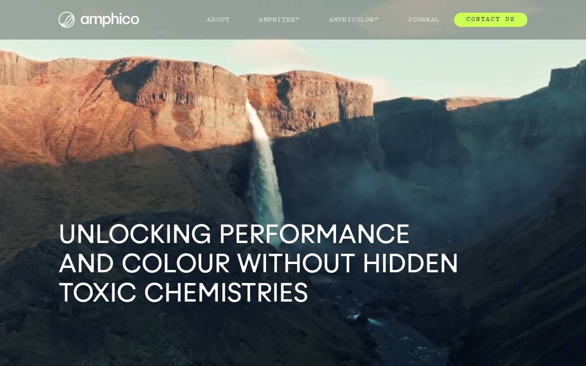 Amphico website preview
